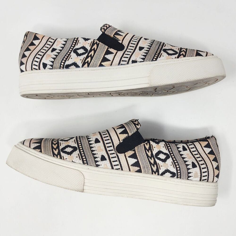 Ariat Sneakers Women 9.5 Unbridled Harlan Slip-On Southwestern Print Rose Gold - Picture 8 of 11